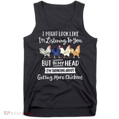Funny Chicken Farmer Women Men Getting A Lot Chickens Tank Top