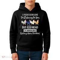 Funny Chicken Farmer Women Men Getting A Lot Chickens Kids Hoodie thumb 4