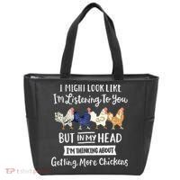 Funny Chicken Farmer Women Men Getting A Lot Chickens Tote Bag thumb 0