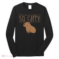 Funny Capybara Long Sleeve Shirt thumb 0