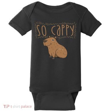 Funny Capybara Baby Bodysuit