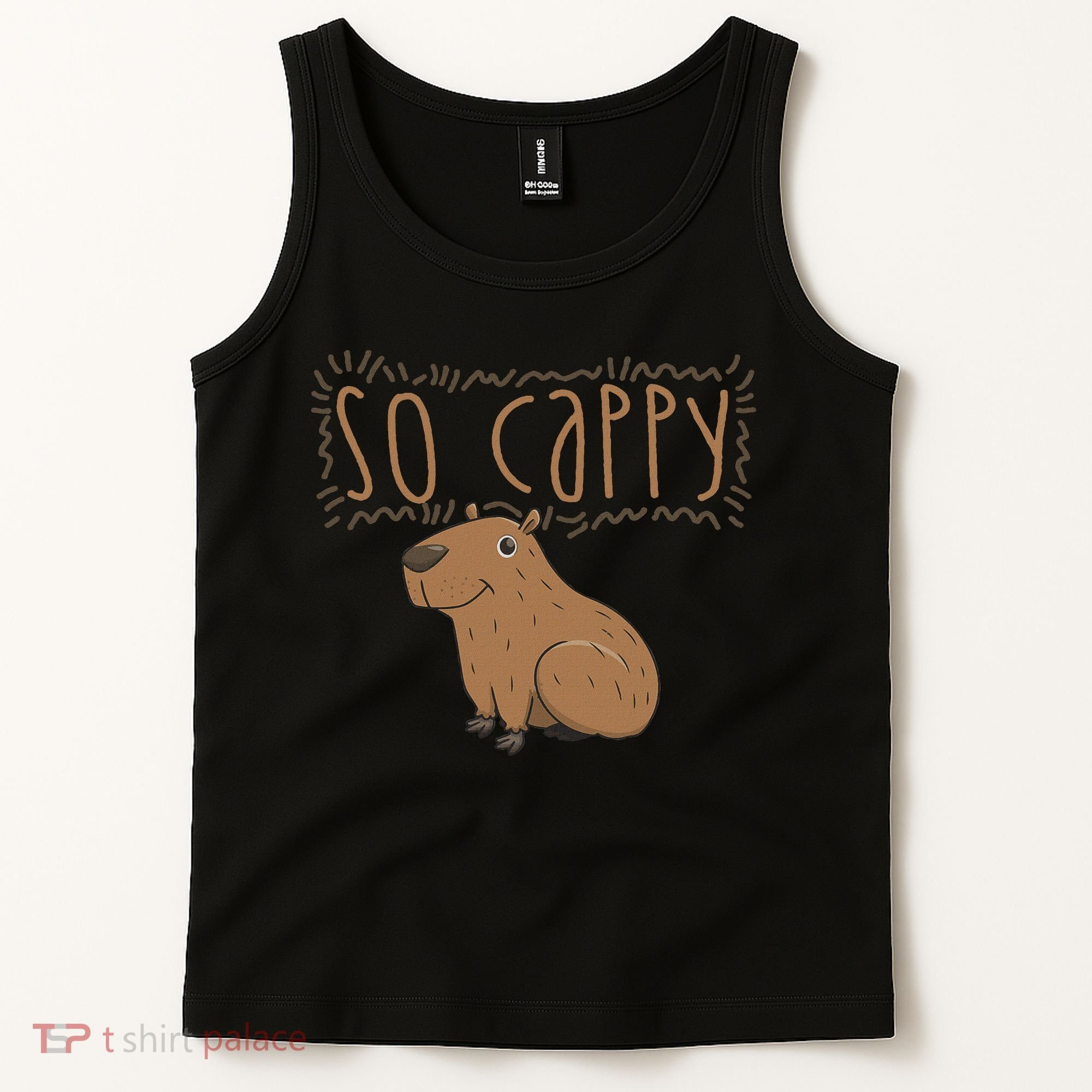 Funny Capybara Tank Top
