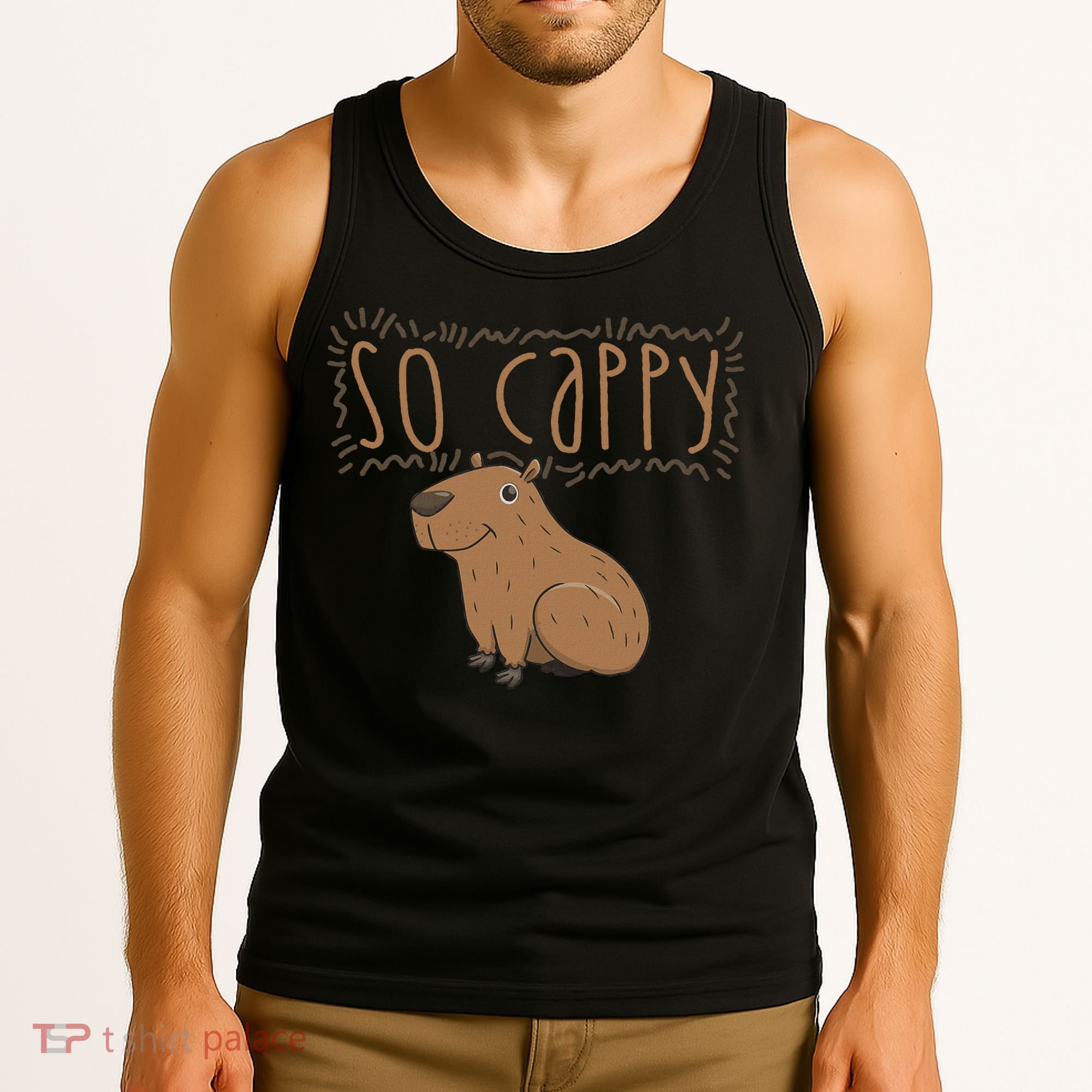 Funny Capybara Tank Top