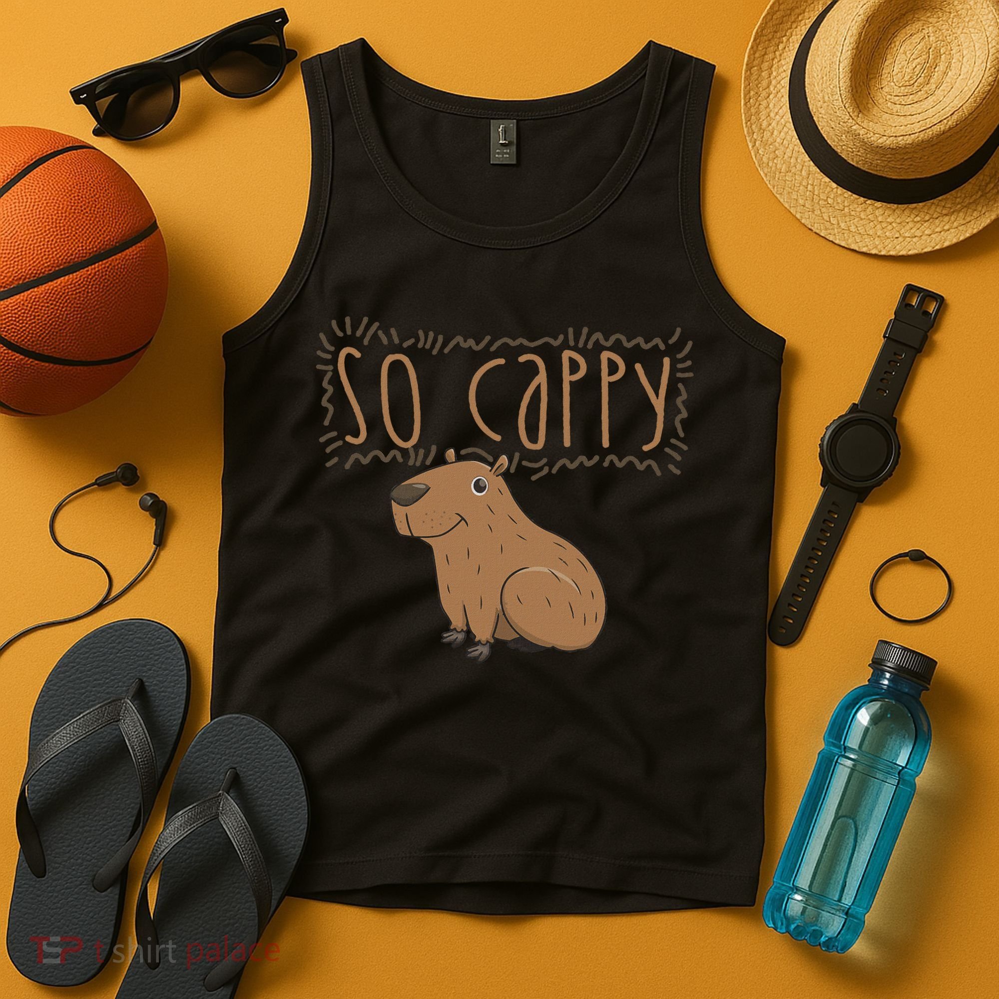 Funny Capybara Tank Top