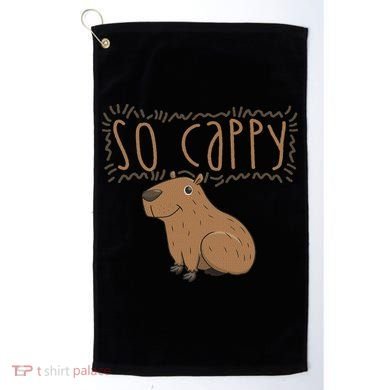 Funny Capybara Golf Towel