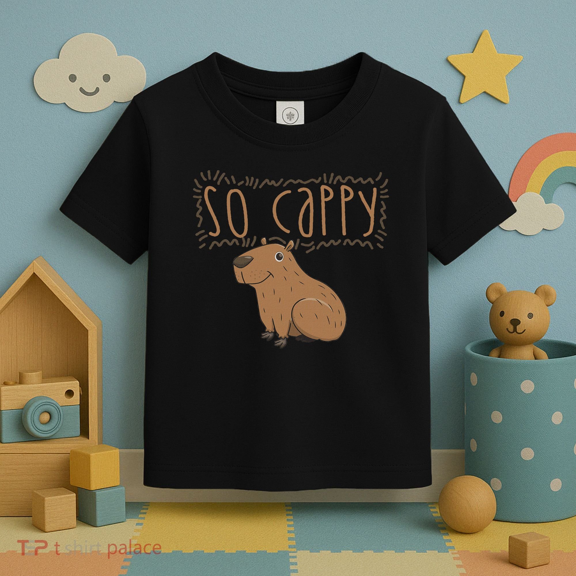 Funny Capybara Toddler T-Shirt