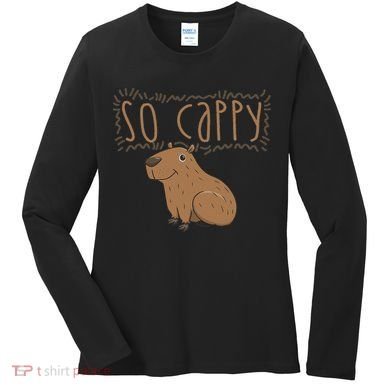 Funny Capybara Women's Long Sleeve Shirt