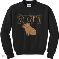 Funny Capybara Kids Sweatshirt thumb 0