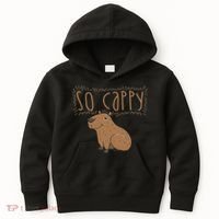 Funny Capybara Kids Hoodie thumb 0