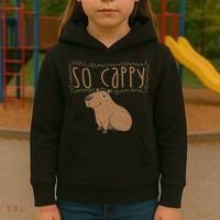 Funny Capybara Kids Hoodie thumb 3