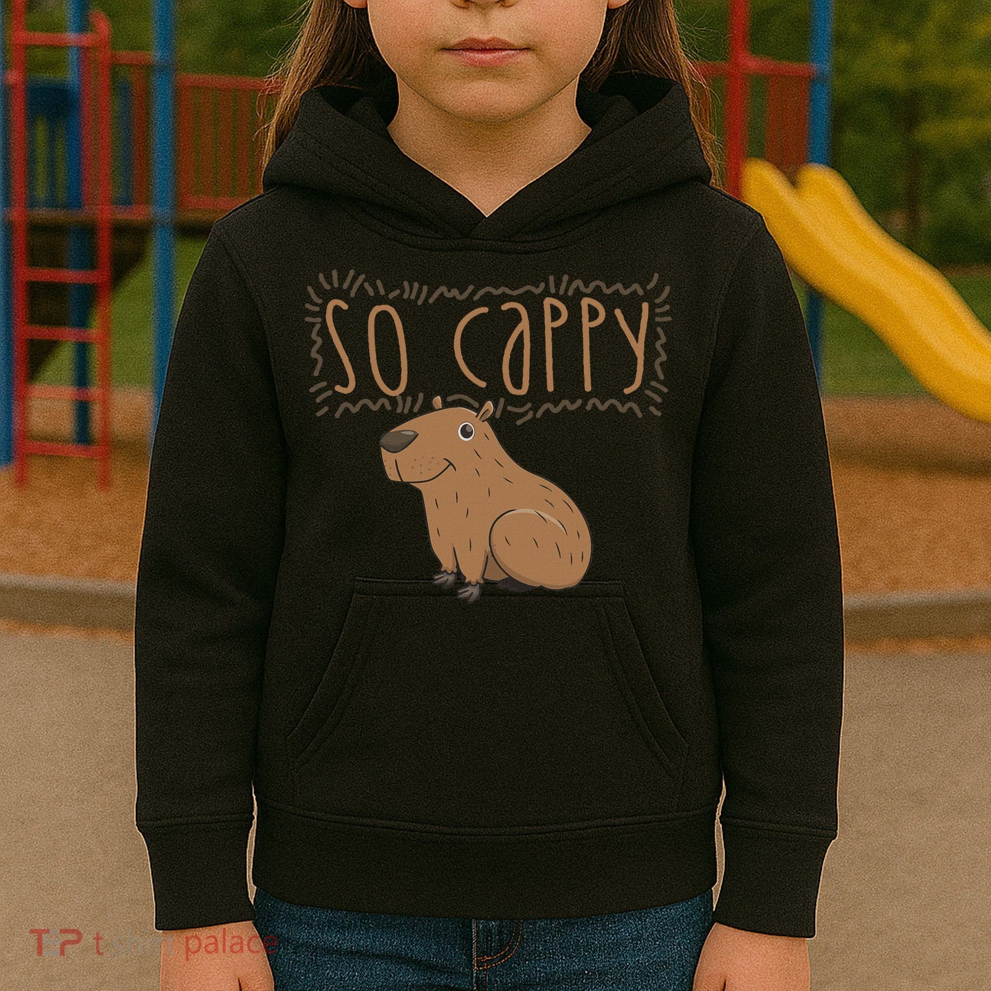 Funny Capybara Kids Hoodie
