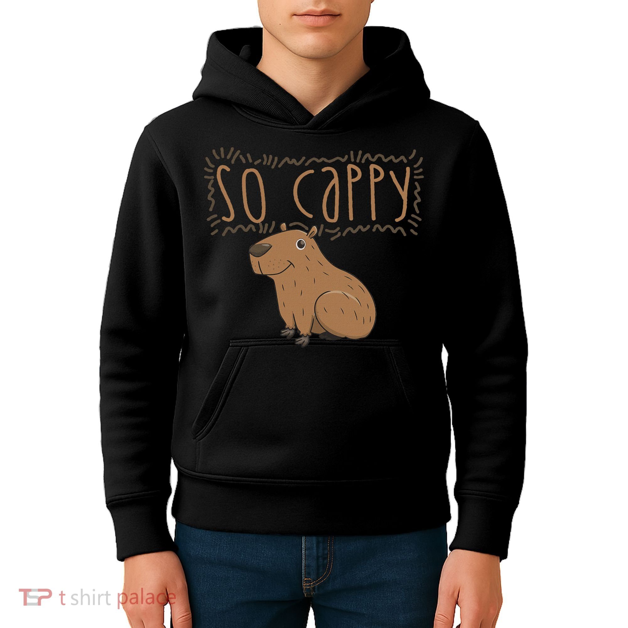 Funny Capybara Kids Hoodie