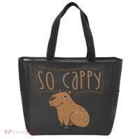 Funny Capybara Tote Bag thumb 0