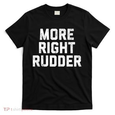 Funny CFI Flight Instructor More Right Rudder Premium T-Shirt