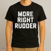 Funny CFI Flight Instructor More Right Rudder Premium T-Shirt thumb 3