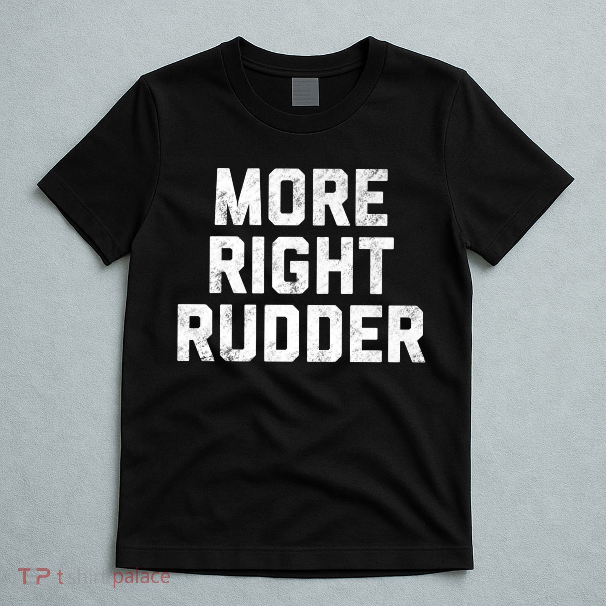 Funny CFI Flight Instructor More Right Rudder Premium T-Shirt