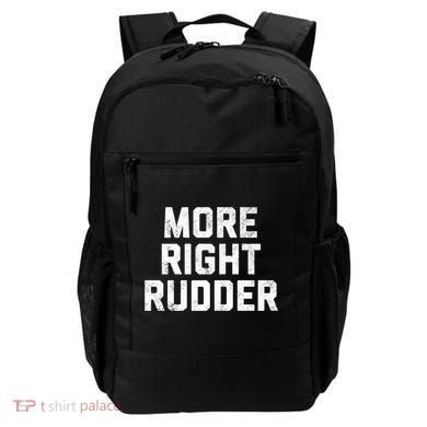 Funny CFI Flight Instructor More Right Rudder Premium Backpack