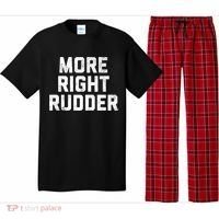 Funny CFI Flight Instructor More Right Rudder Premium Pajama Set thumb 0