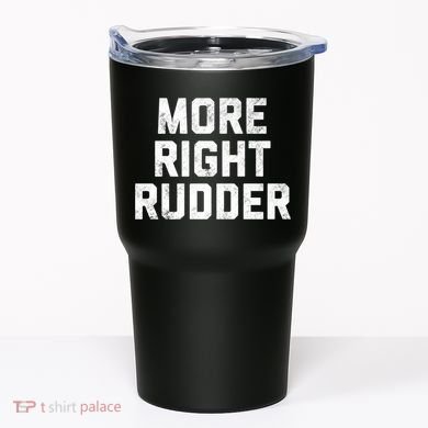Funny CFI Flight Instructor More Right Rudder Premium Tumbler
