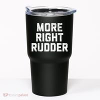Funny CFI Flight Instructor More Right Rudder Premium Tumbler thumb 0