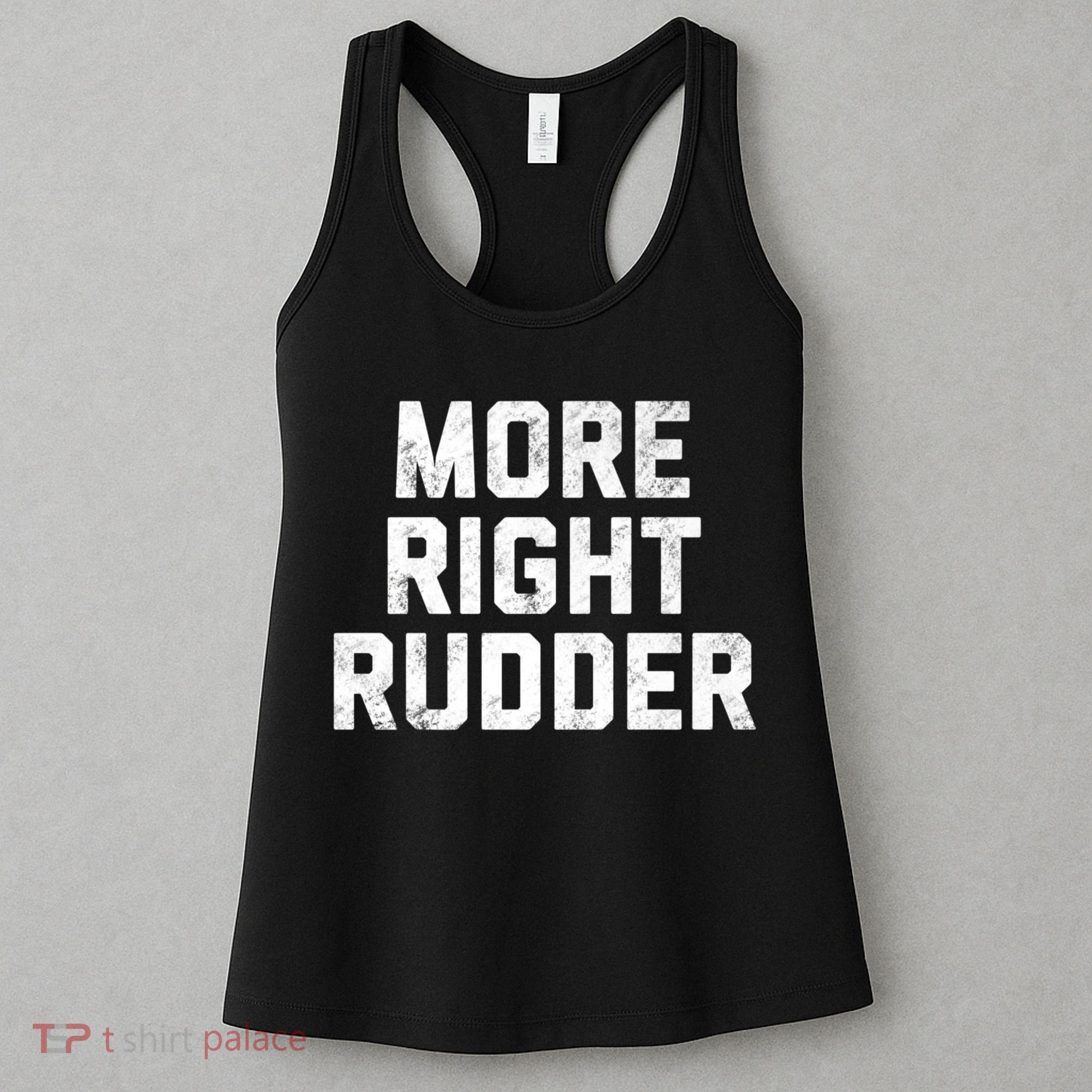 Funny CFI Flight Instructor More Right Rudder Premium Women's Tank Top