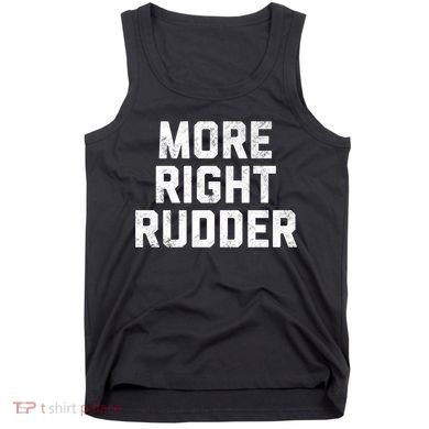 Funny CFI Flight Instructor More Right Rudder Premium Tank Top