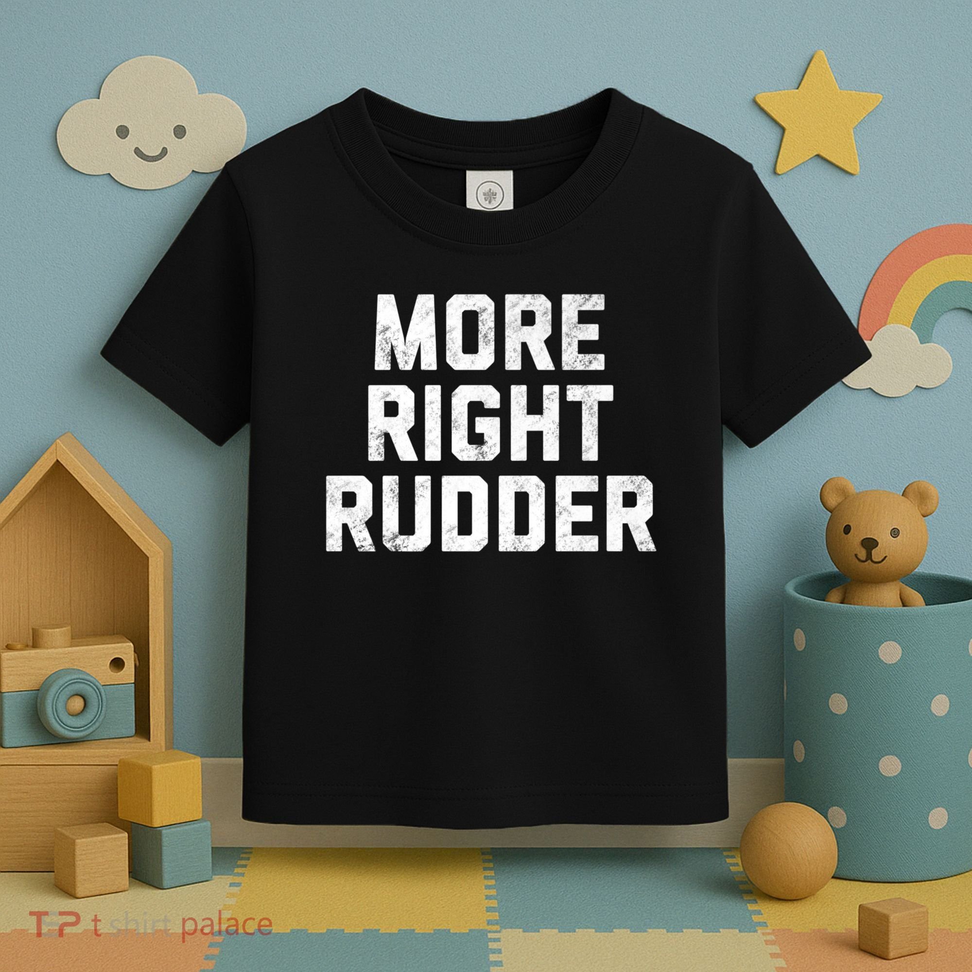 Funny CFI Flight Instructor More Right Rudder Premium Toddler T-Shirt