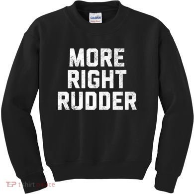 Funny CFI Flight Instructor More Right Rudder Premium Kids Sweatshirt