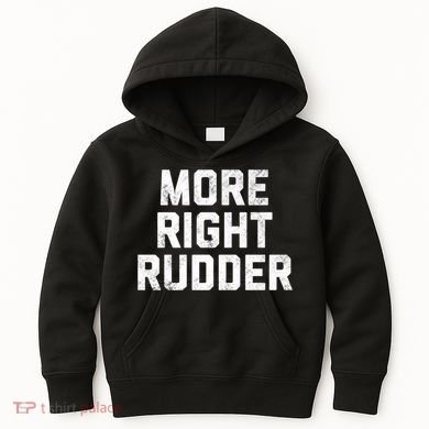 Funny CFI Flight Instructor More Right Rudder Premium Kids Hoodie