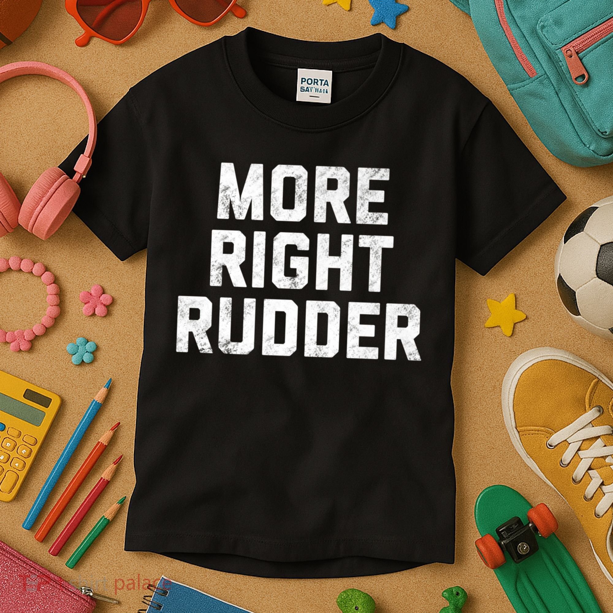 Funny CFI Flight Instructor More Right Rudder Premium Kids T-Shirt
