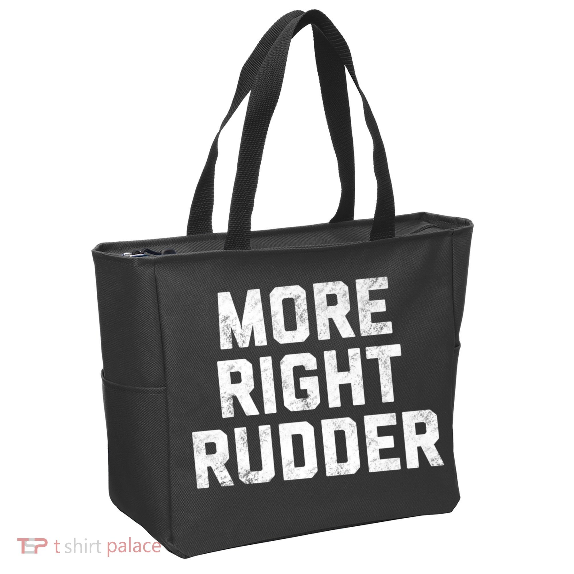Funny CFI Flight Instructor More Right Rudder Premium Tote Bag