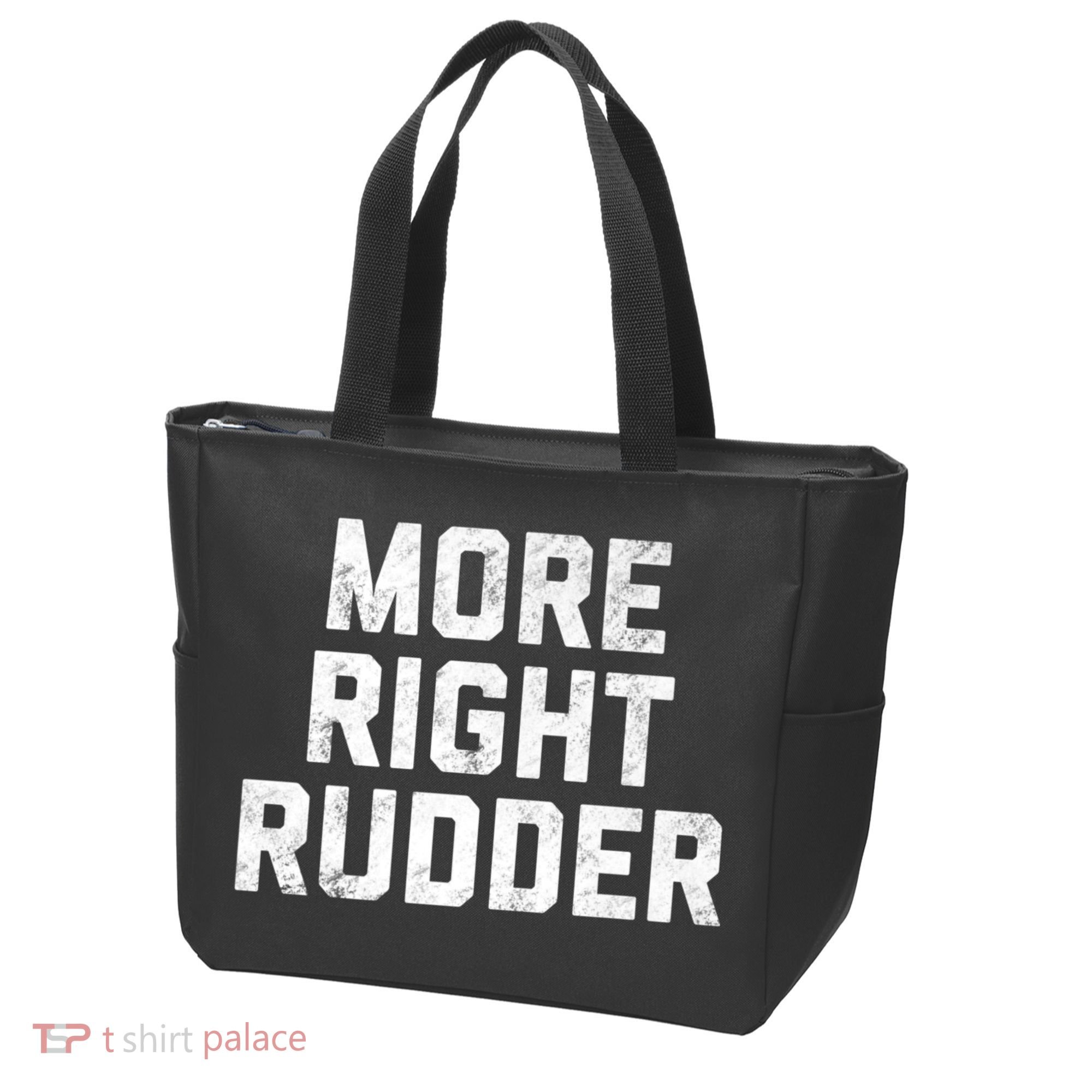 Funny CFI Flight Instructor More Right Rudder Premium Tote Bag