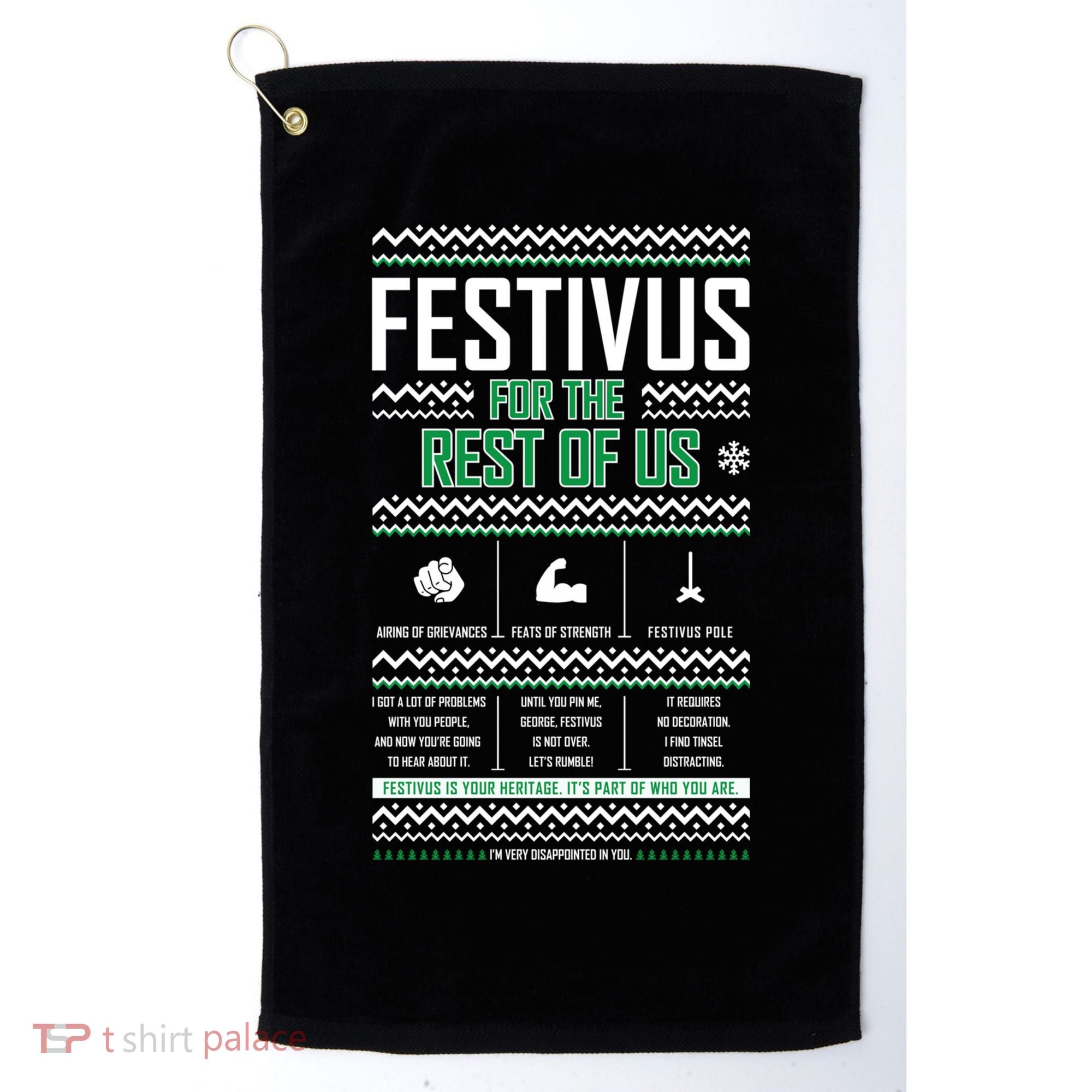 Festivus Classic Golf Towel