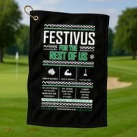 Festivus Classic Golf Towel thumb 1