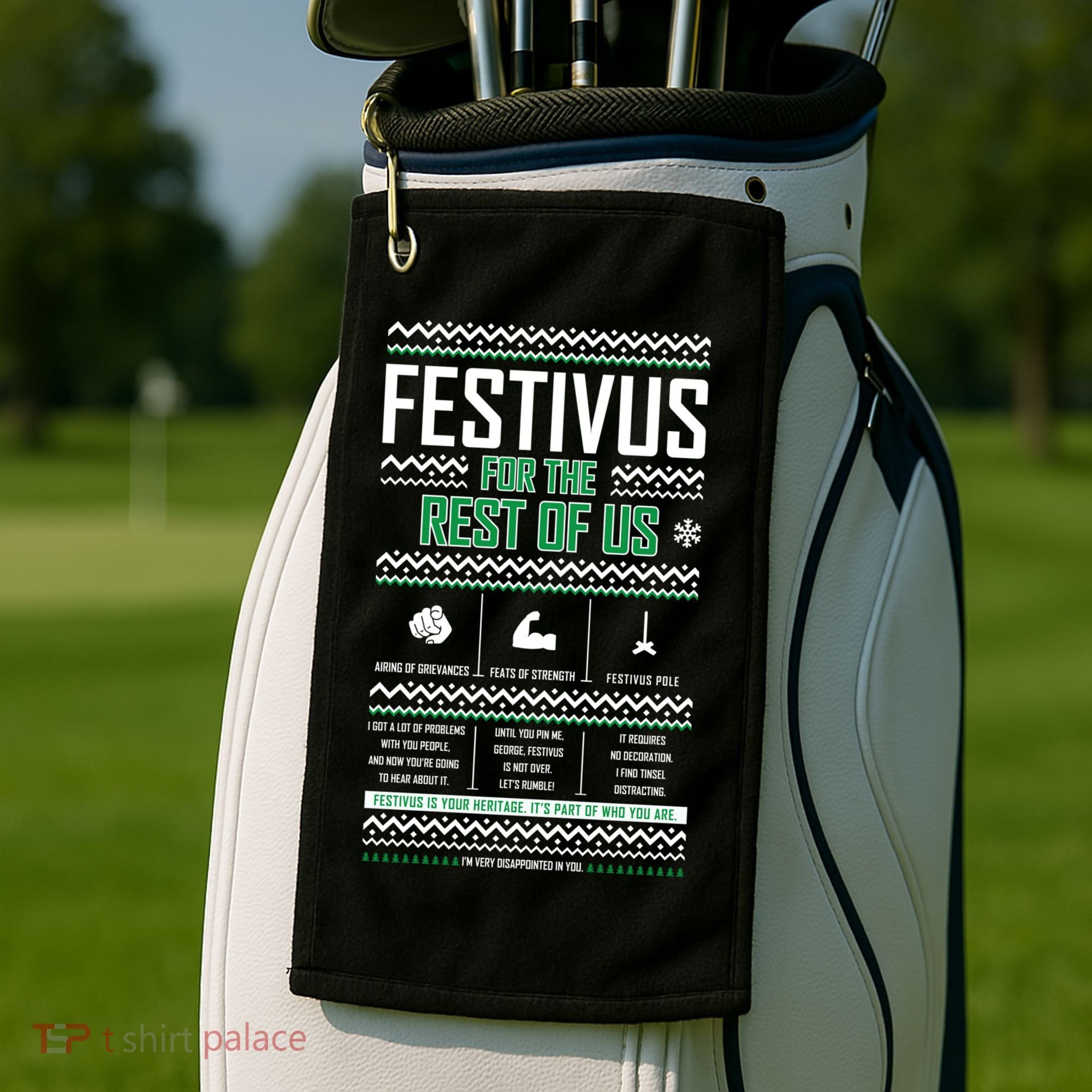 Festivus Classic Golf Towel