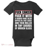 Fuck Cancer Baby Bodysuit thumb 0