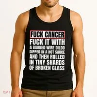 Fuck Cancer Tank Top thumb 3