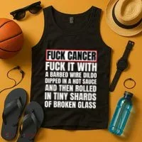 Fuck Cancer Tank Top thumb 4