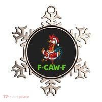 Funny Christmas  F CAW F Chicken Rooster Ornament thumb 0