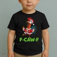 Funny Christmas  F CAW F Chicken Rooster Toddler T-Shirt thumb 2