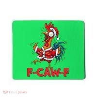 Funny Christmas  F CAW F Chicken Rooster Mousepad thumb 0