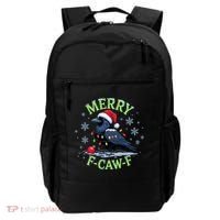Funny Christmas F CAW F Crow Backpack thumb 0