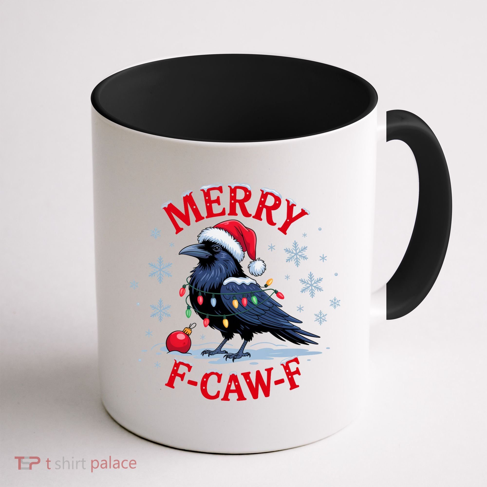 Funny Christmas F CAW F Crow Coffee Mug