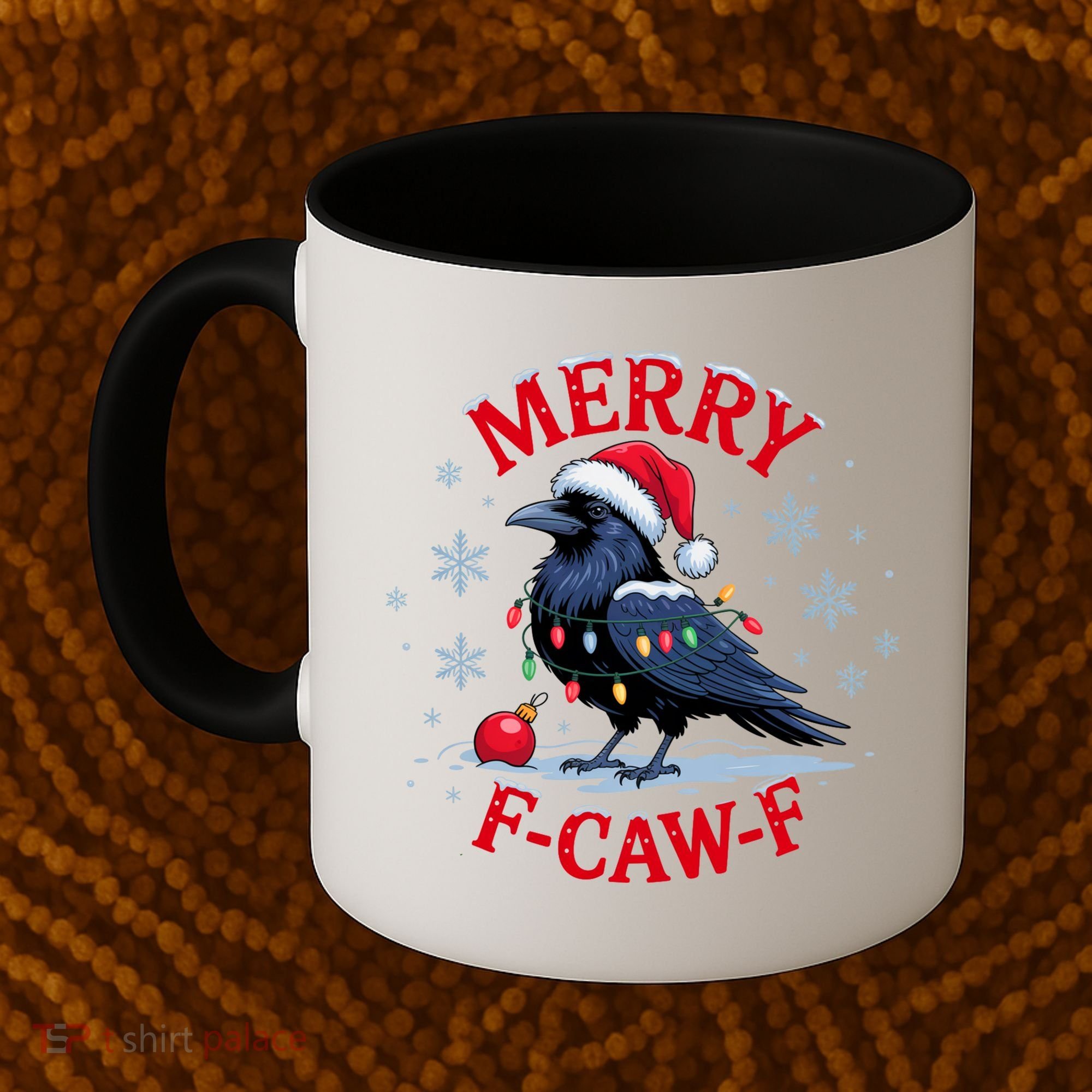 Funny Christmas F CAW F Crow Coffee Mug