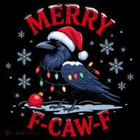 Funny Christmas F CAW F Crow Coffee Mug thumb 5