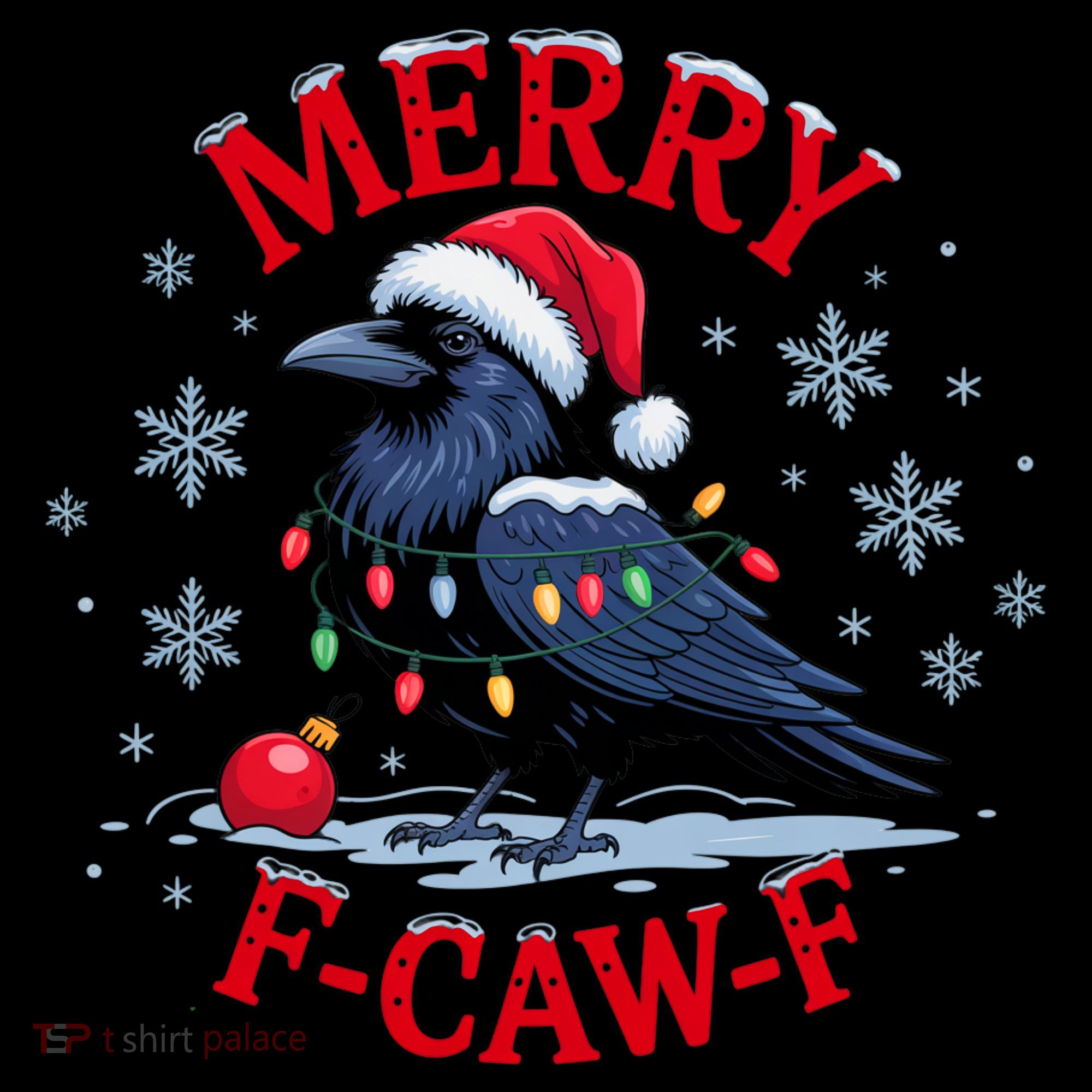 Funny Christmas F CAW F Crow Coffee Mug
