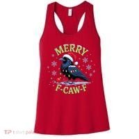 Funny Christmas F CAW F Crow Women's Tank Top thumb 0
