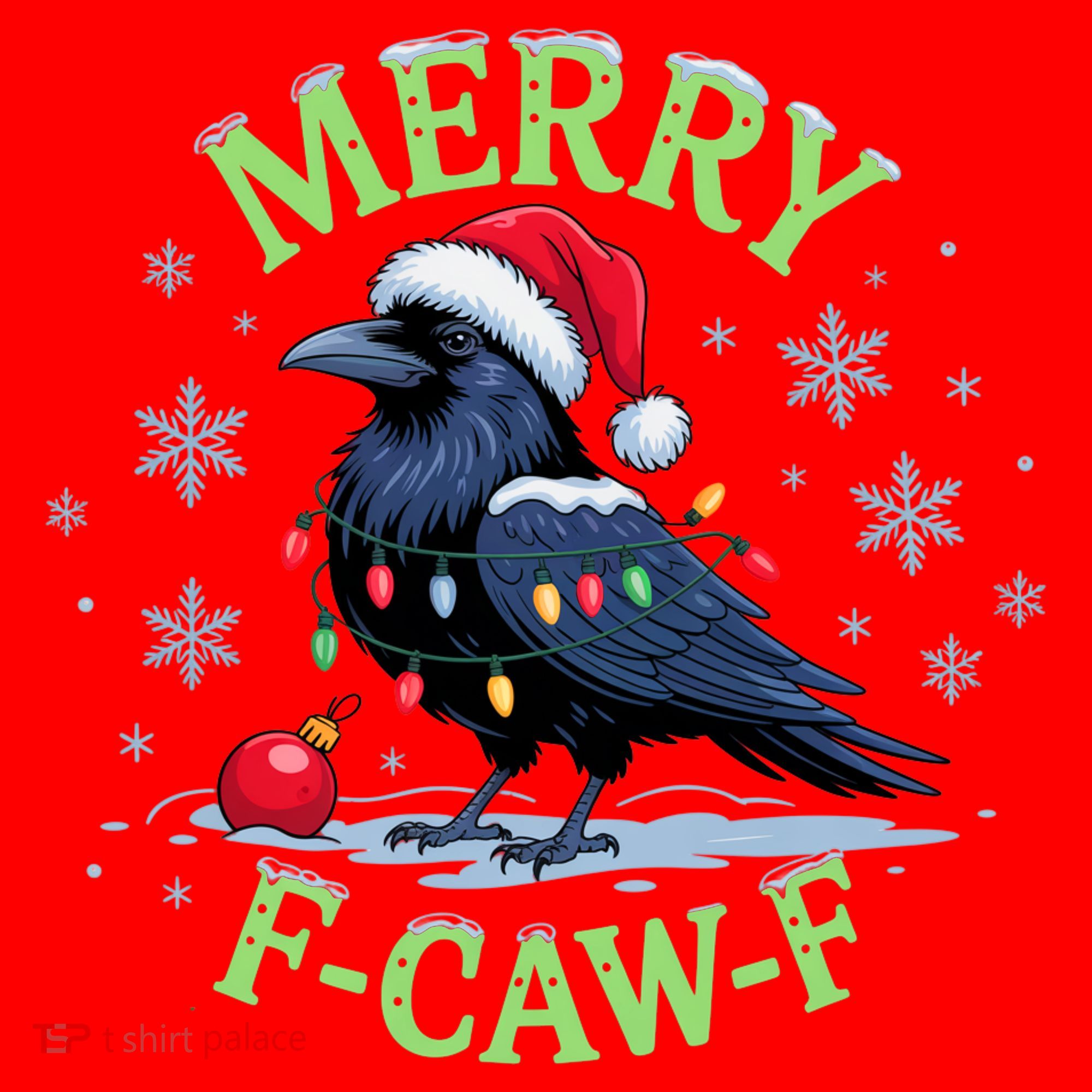 Funny Christmas F CAW F Crow Women's Tank Top