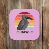 F Caw F Crow Bird Coaster thumb 0