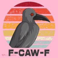 F Caw F Crow Bird Coaster thumb 2